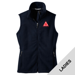 L219 - S102E003 - EMB - Ladies Fleece Vest
