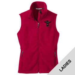 L219 - S102E001 - EMB - Ladies Fleece Vest